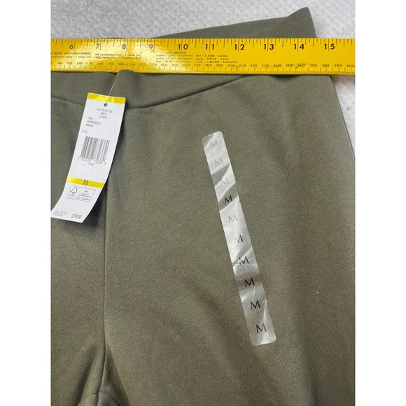 Jones New York Signature Women Olive Green Jogger Pants M Casual Comfort - Picture 4 of 9